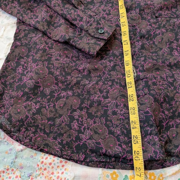 Hand Crafted Purple Floral Midi Skirt and Blouse Set - Picture 10 of 12